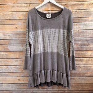 PPLA Clothing Mila Long Sleeve Tunic Top Size Medium